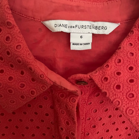 DVF Skylar Eyelet Dress - Picture 4 of 13